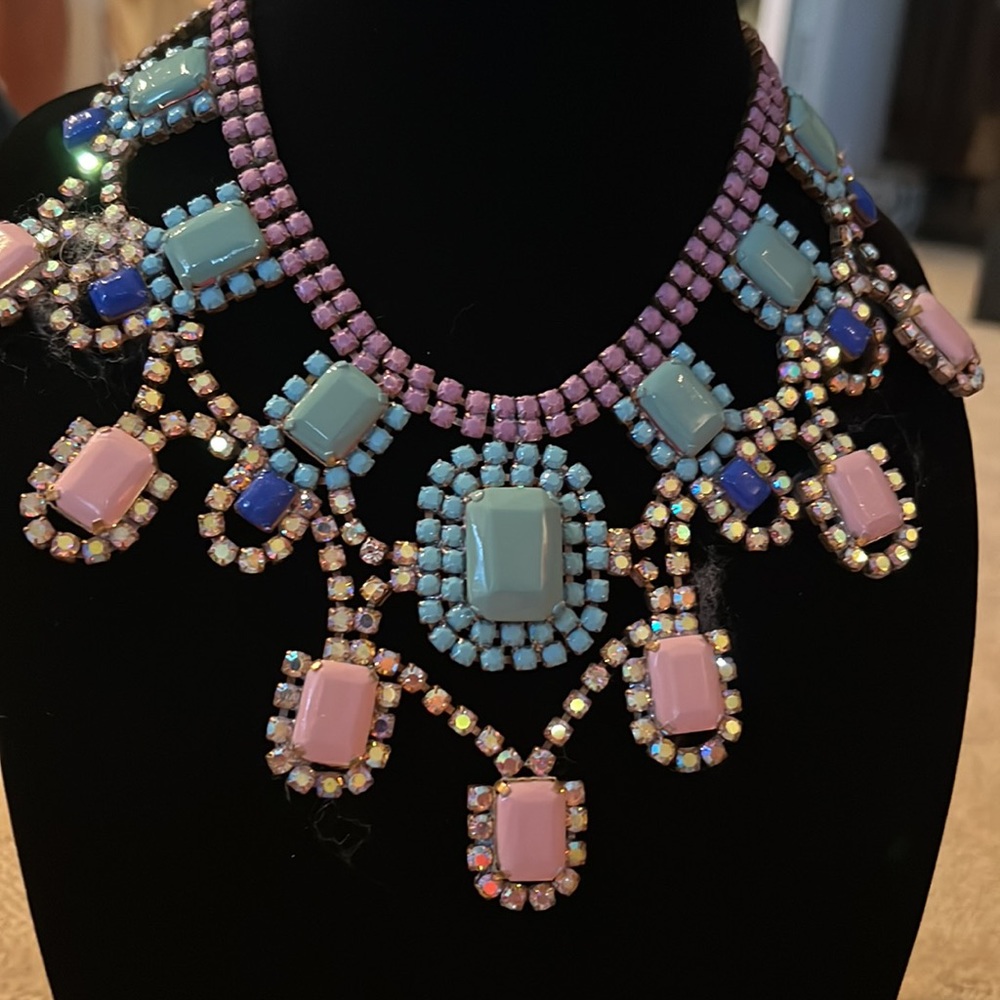 Rhinestone Statement Necklace
